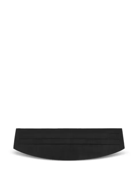 Dolce & Gabbana satin cummerbund belt Black FB424AGDB4K