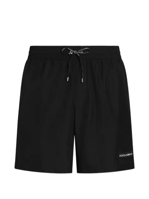 Dolce & Gabbana canvas swim shorts Black M4F63TON0DK