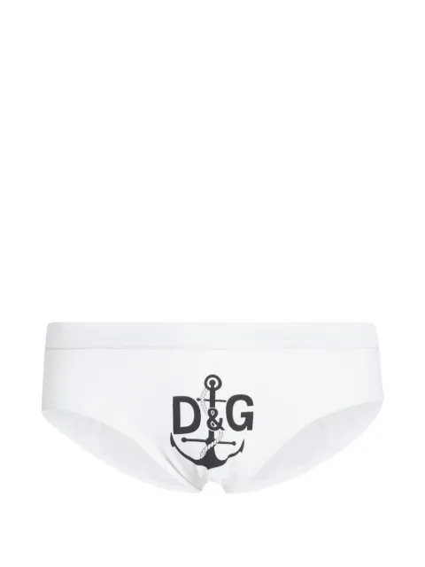 Dolce & Gabbana jersey swim briefs White M4F64JON0HX