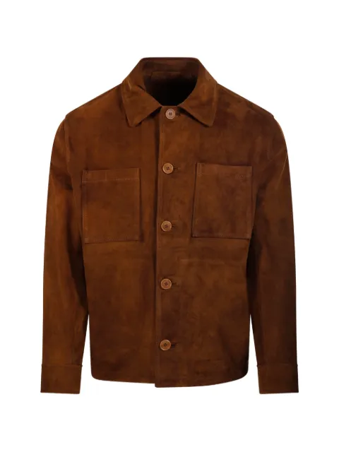 Salvatore Santoro suede patch-pocket jacket Brown 50523U