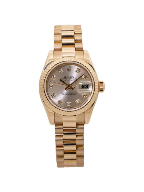 Rolex pre-owned Datejust 26mm watch Neutrals 179175G