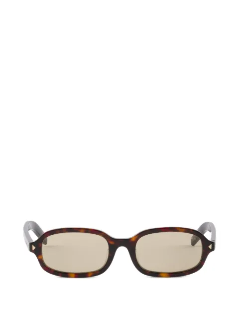 Prada Eyewear sunglasses with the iconic metal plaque Brown SPRD06C050E17N
