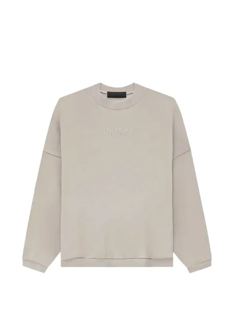 FEAR OF GOD ESSENTIALS logo-print dropped-shoulder sweatshirt Neutrals 192BT232042F