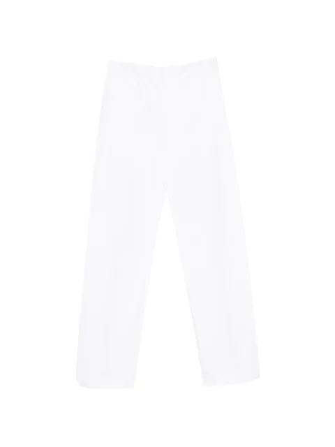 Brandon Maxwell The Parks side-pleat trousers White PT300PF26B