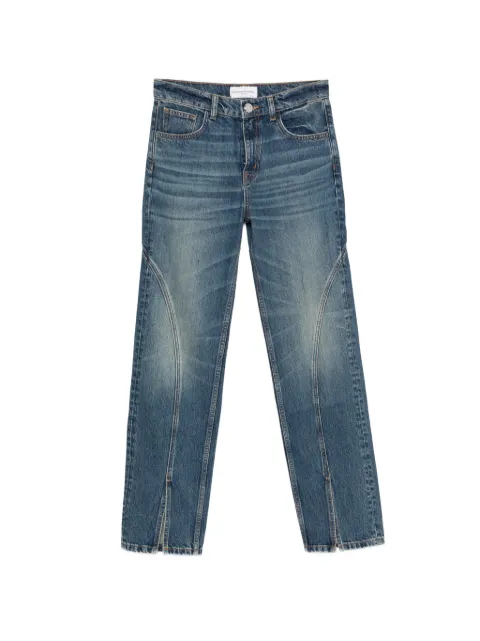 Brandon Maxwell Campbell spiral-seam jeans Blue DM140PF26