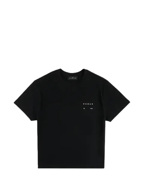Hogan logo-print T-shirt Black KQWB3520390ZFVB999