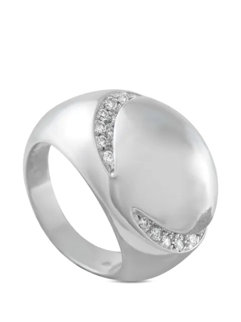 Bvlgari Pre-Owned Dome diamond ring Silver BV16040826