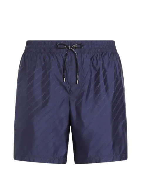 Dolce & Gabbana jacquard logo swim boxers Blue M4A13TFJSDF