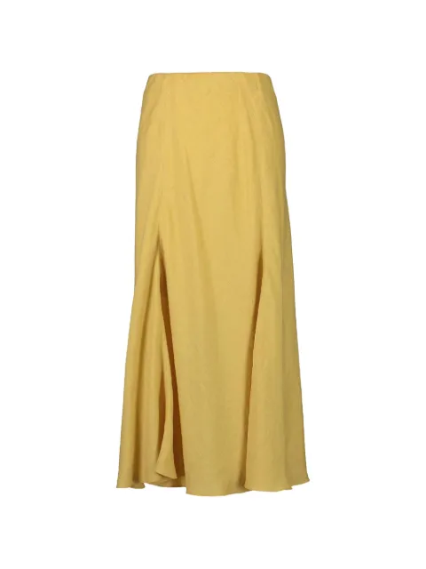 Brunello Cucinelli flared midi skirt Yellow MP698G4051C9741