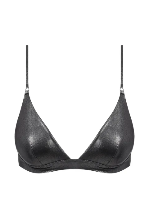 Maison Close triangle-shape bikini top Silver 565138