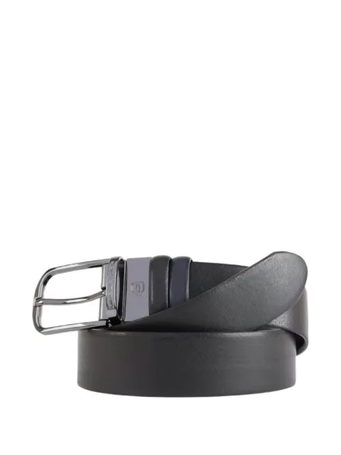 PIQUADRO leather prong-buckle belt Black CU4877B3