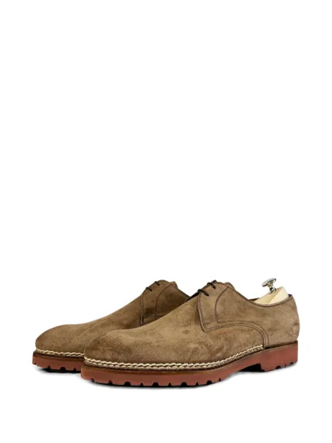 Bontoni Carnera suede derby shoes Neutrals 5EYECARNERASDE98LUG