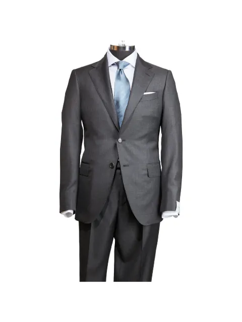 Caruso Norma single-breasted suit Grey LN1JM202FPE0Y160220NRM