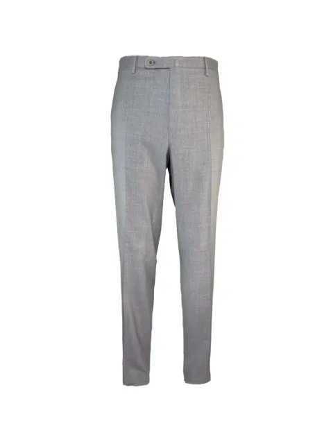 Incotex tropical-wool straight-leg trousers Grey IT00395855T