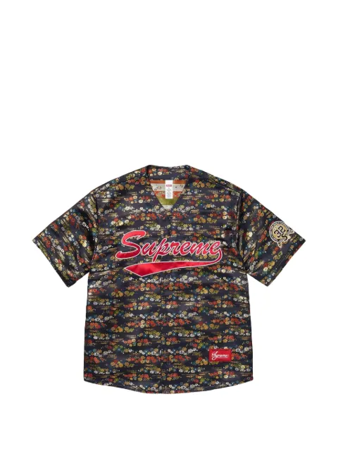 Supreme floral-jacquard jersey Black SU27412