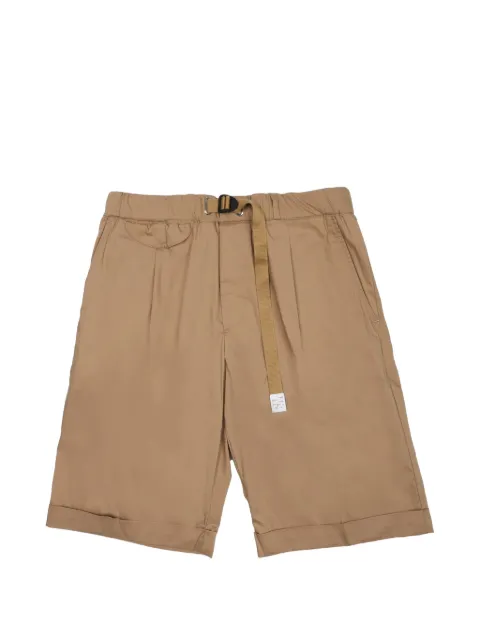 White Sand belted pleated shorts Neutrals 26SU5731102