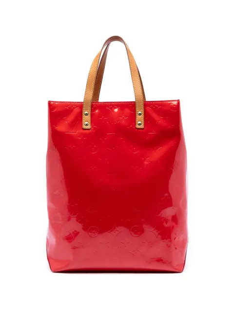 Louis Vuitton Pre-Owned 2001 Monogram Vernis Reade MM tote bag Red ACR4MFCHESM7VD0G