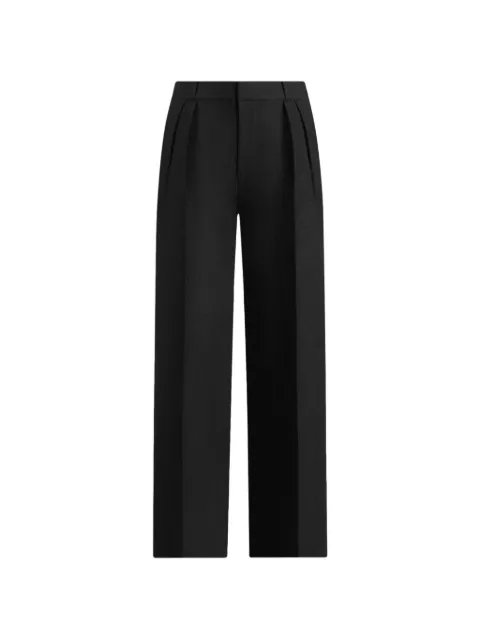 Manière De Voir Julie in black tailored twin-pleat trousers Black WMN4153