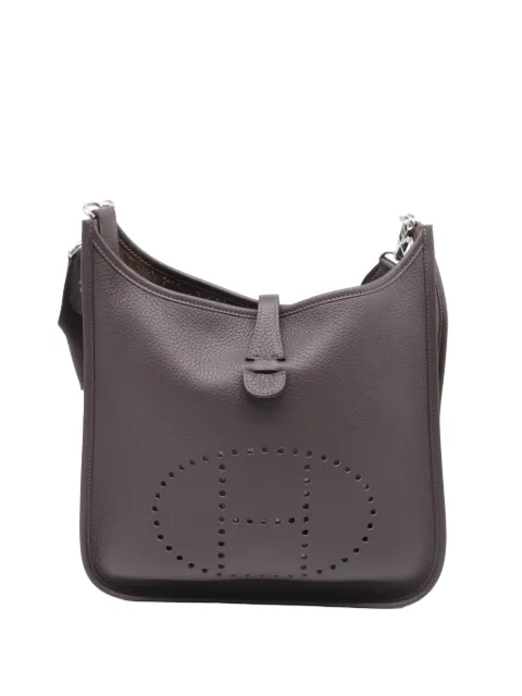Hermès Pre-Owned Evelyn III perforated shoulder bag Grey RFCPUUSBA721974W