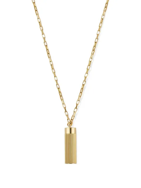 IVI Memento cylindrical-pendant necklace Gold NK8022YG