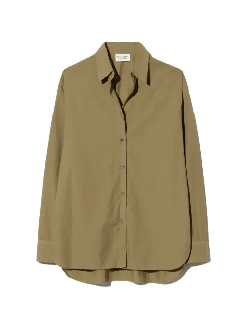 Nili Lotan Amante poplin shirt Green 13450W154