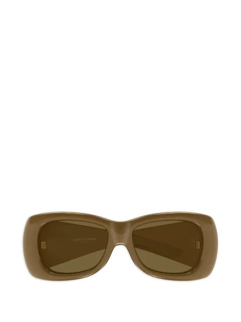 Saint Laurent Eyewear Howl rectangle-frame sunglasses Brown SL901HOWL