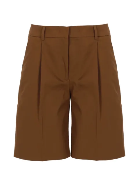 PT Torino pleated tailored shorts Brown CDBSSMZ00STDVD100870