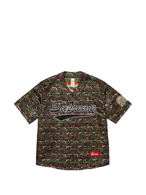 Supreme floral-jacquard jersey Black SU27411