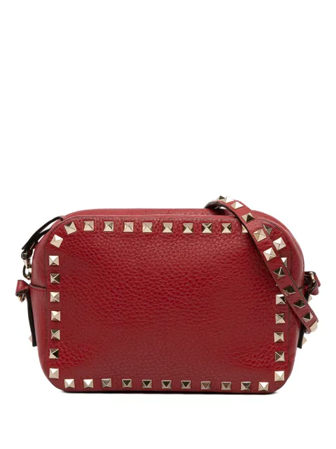 Valentino Garavani Pre-Owned 2000-2017 Grainy Calfskin Rockstud Camera Bag crossbody bag Red WEY5JYOY4CQRKHQB