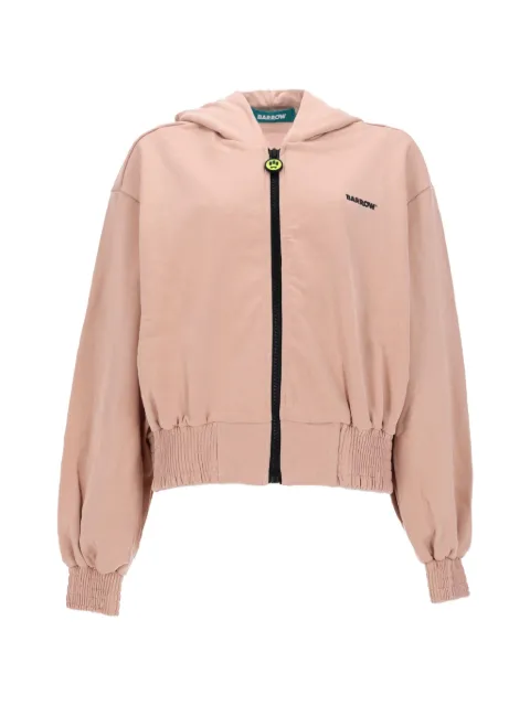 BARROW zip-up hoodie Neutrals S6BWWOZH143