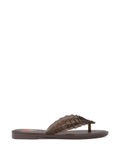 GANNI x Melissa flip-flops in brown Brown D1020028