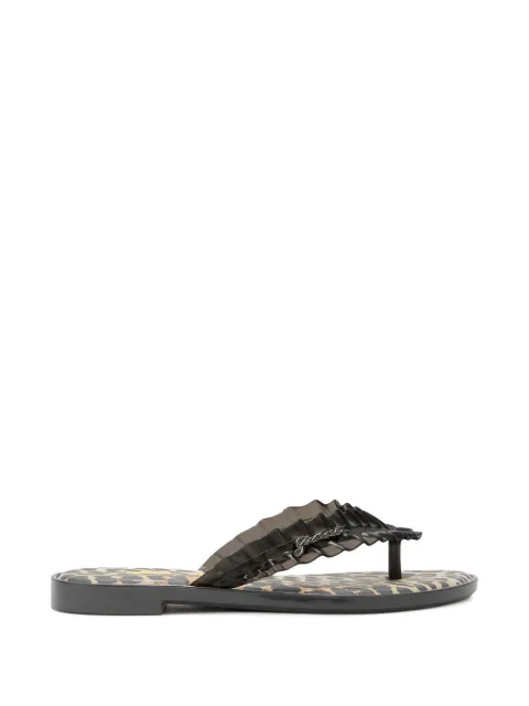 GANNI Melissa flip flops Black D1020031