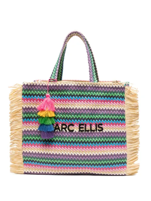 Marc Ellis Buby fringe-trim tote bag Neutrals BUBYSCLAIREL