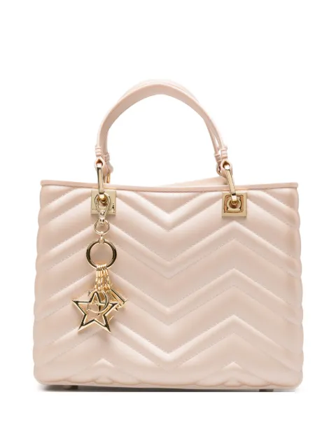 Marc Ellis Krissy chevron-effect tote bag Neutrals KRISSYWAVEM