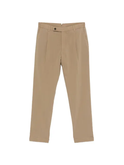 Berwich Xretrolong GD pleated trousers Neutrals XRETROLONGGDDG0047