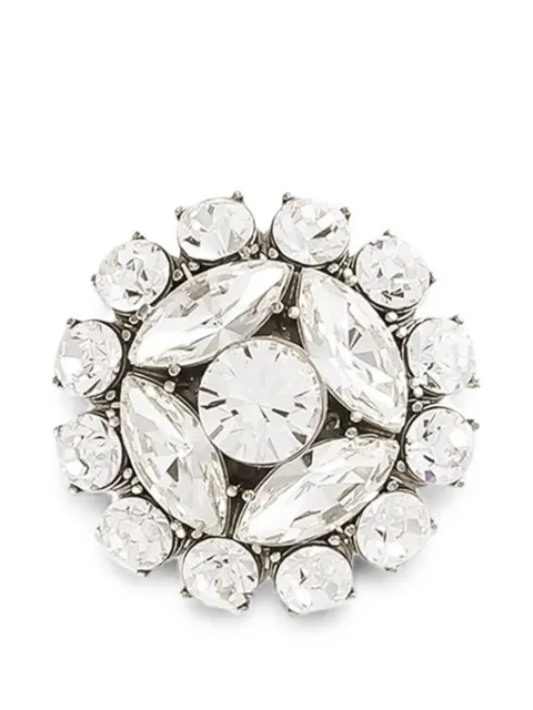 Dolce & Gabbana rhinestone brooch Silver WPS5S1W1111