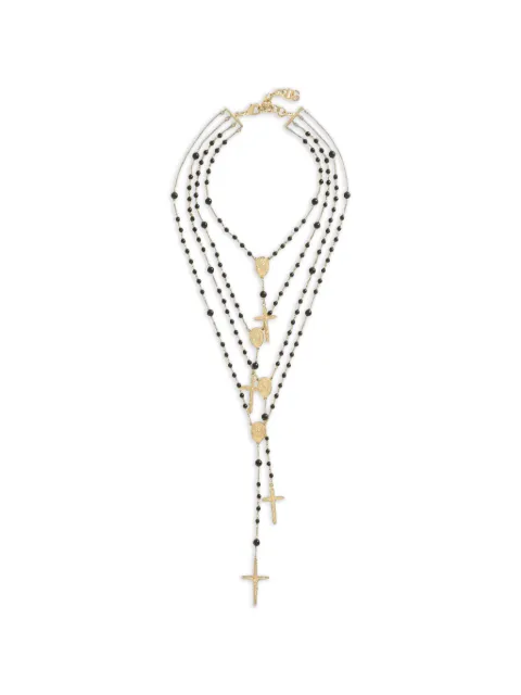 Dolce & Gabbana Rosary-style multi-chain necklace Gold WNS6V6W1111