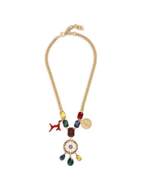 Dolce & Gabbana Carreto Wheel necklace Gold WNS6C5W1111