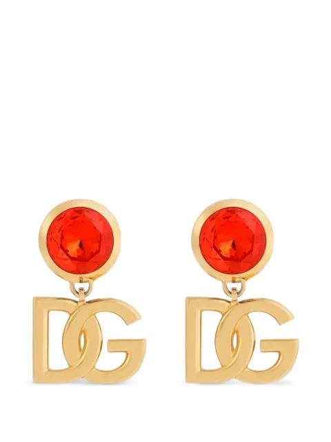 Dolce & Gabbana clip earrings with logo Gold WER6M2W1111