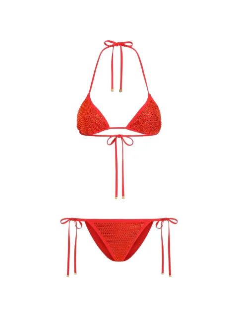 Dolce & Gabbana Sliding triangle bikini Orange O8A21JON0HT