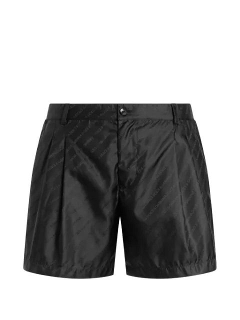 Dolce & Gabbana jacquard logo swim boxers Black M4E68TFJSDF
