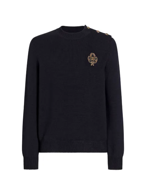 Dolce & Gabbana smooth-knit pullover Blue GXXBXZJDVIH