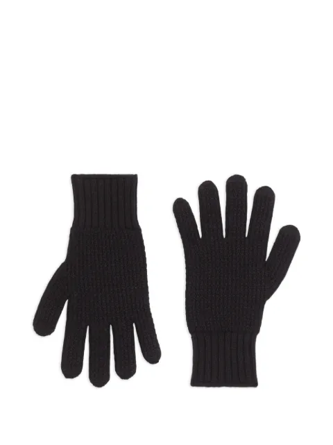 Dolce & Gabbana knitted virgin-wool gloves Blue GX49KTJDVLP