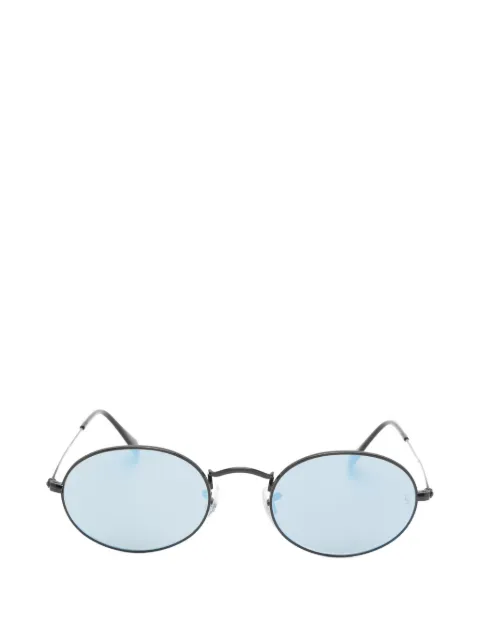 Ray-Ban oval-frame sunglasses Black RB3547N