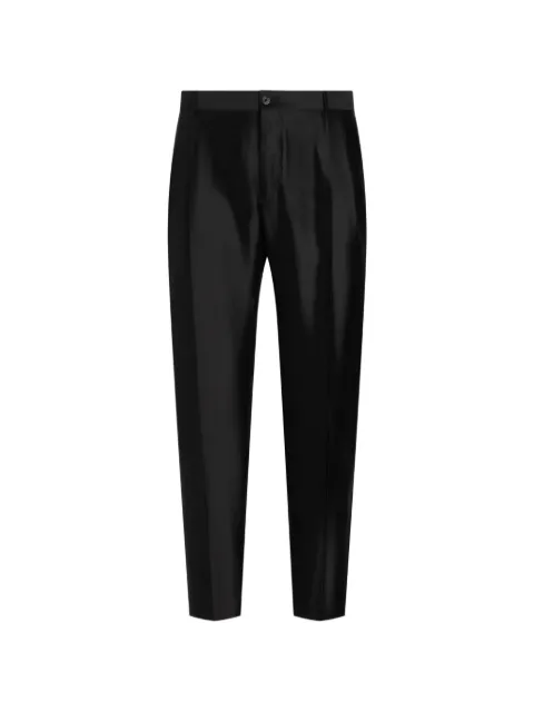 Dolce & Gabbana EXCLUSIVE Mikado trousers Black GW0NETFU1L6