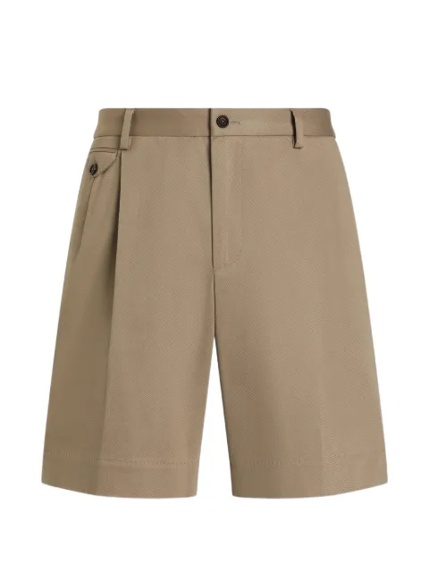 Dolce & Gabbana pleated-detail tailored shorts Neutrals GW0MAZFUFL9