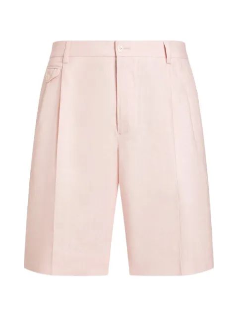 Dolce & Gabbana linen Bermuda shorts Pink GW0MATFU4JB