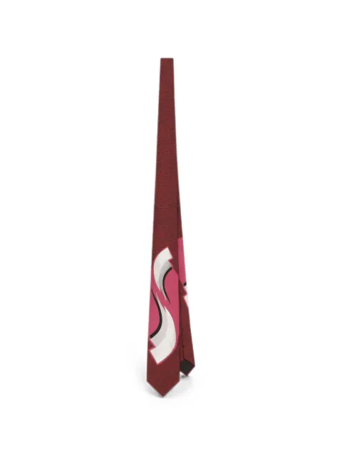 Dolce & Gabbana printed twill tie Red GT147EG0WW4