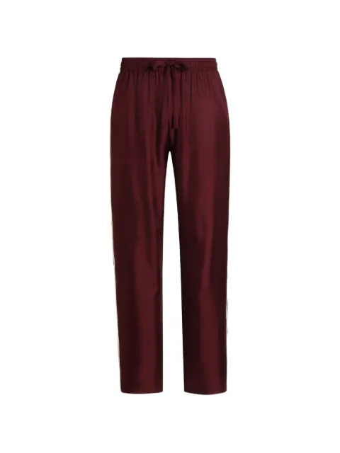 Dolce & Gabbana Vanity silk twill trousers Red GP24AZFU1XB