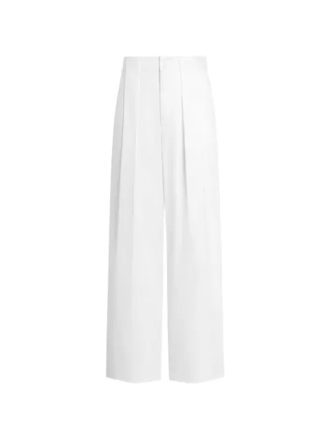 Dolce & Gabbana stretch-cotton gabardine trousers White GP22AZFUFNV